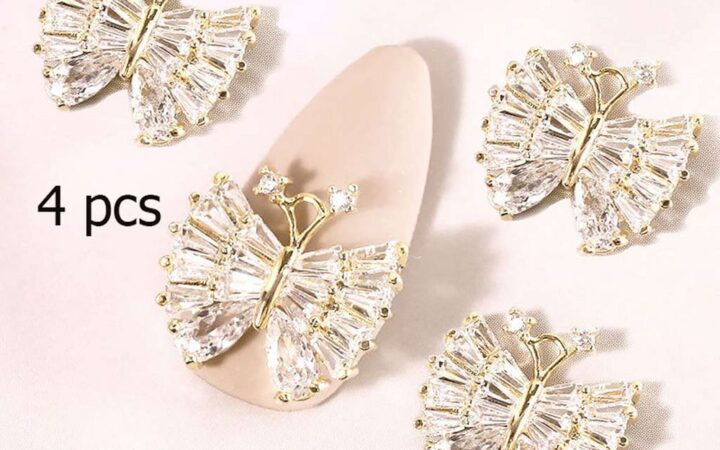 3D Butterfly Nail Charms: Solve Lifting & Add Dimension