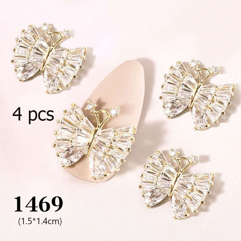 3D Butterfly Nail Charms: Solve Lifting & Add Dimension