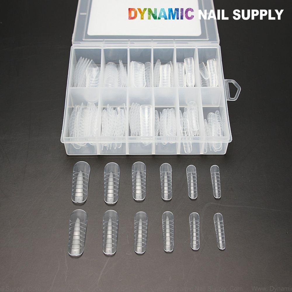 moldes duales gel transparentes 120pcs - 6