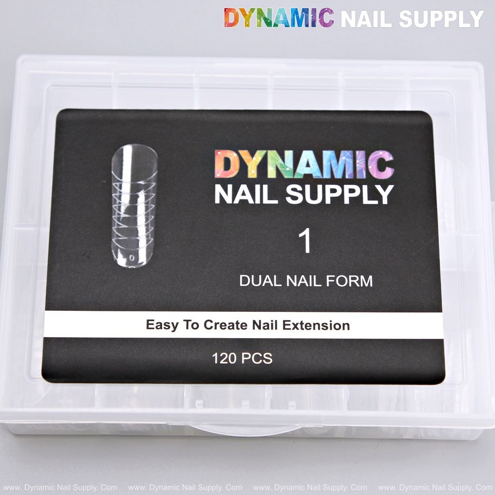 moldes duales gel transparentes 120pcs - 7