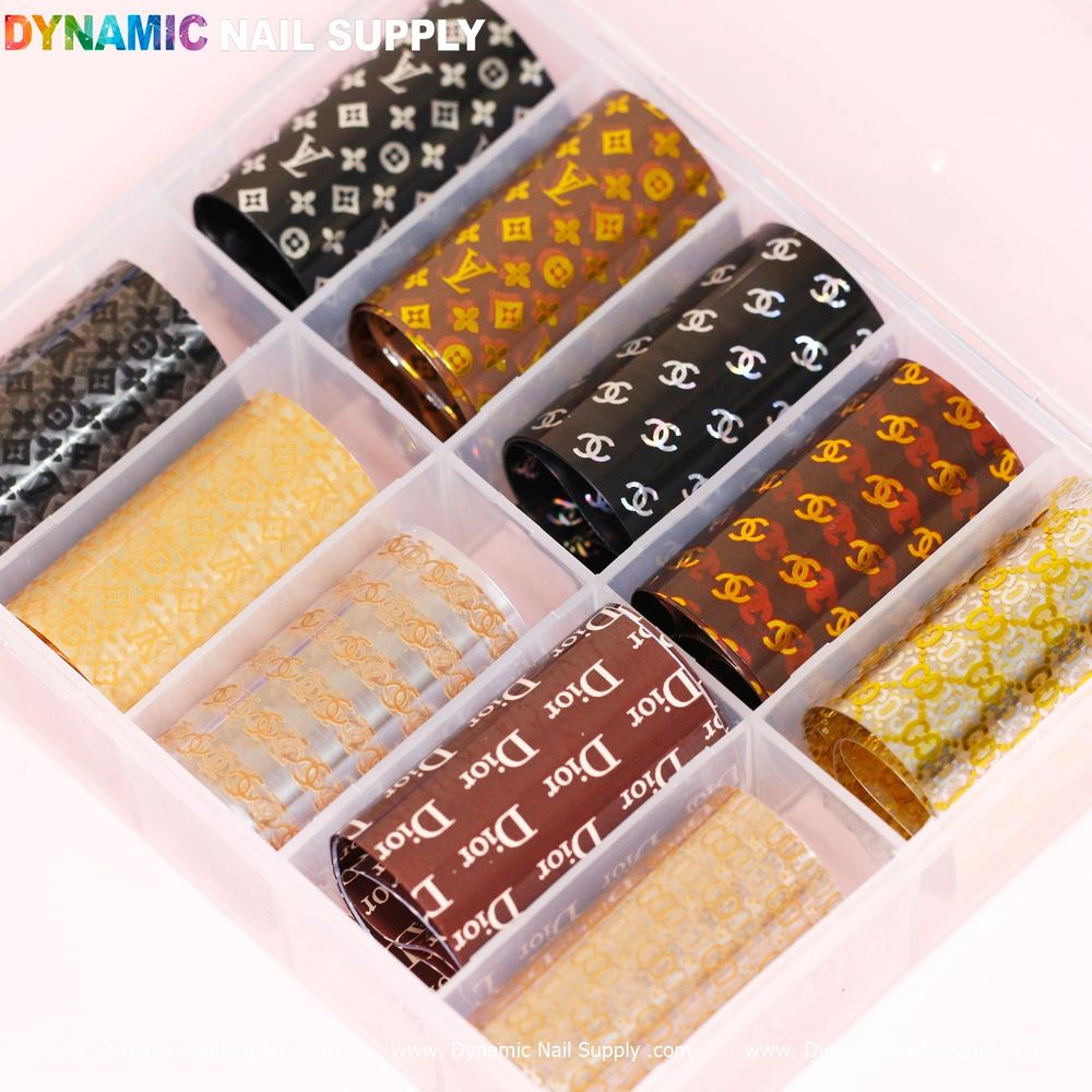 luxury nail art foils sheets - 2