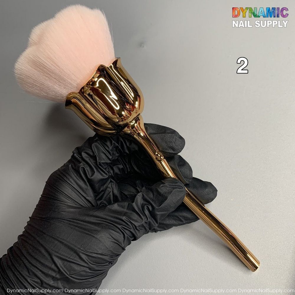 Nail Salon Dust Brush — Rose-Style Tool for Workflow