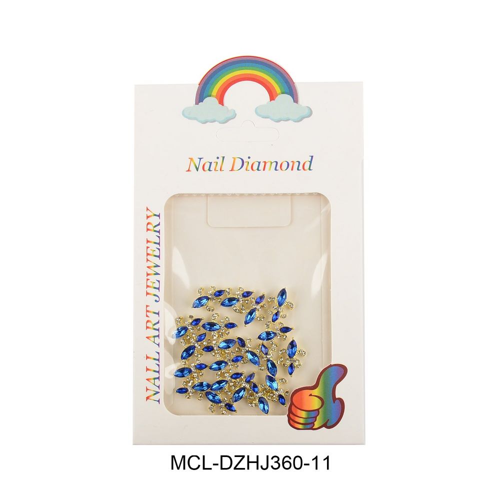 Saint Fleur De Lis nail charms pack - 12